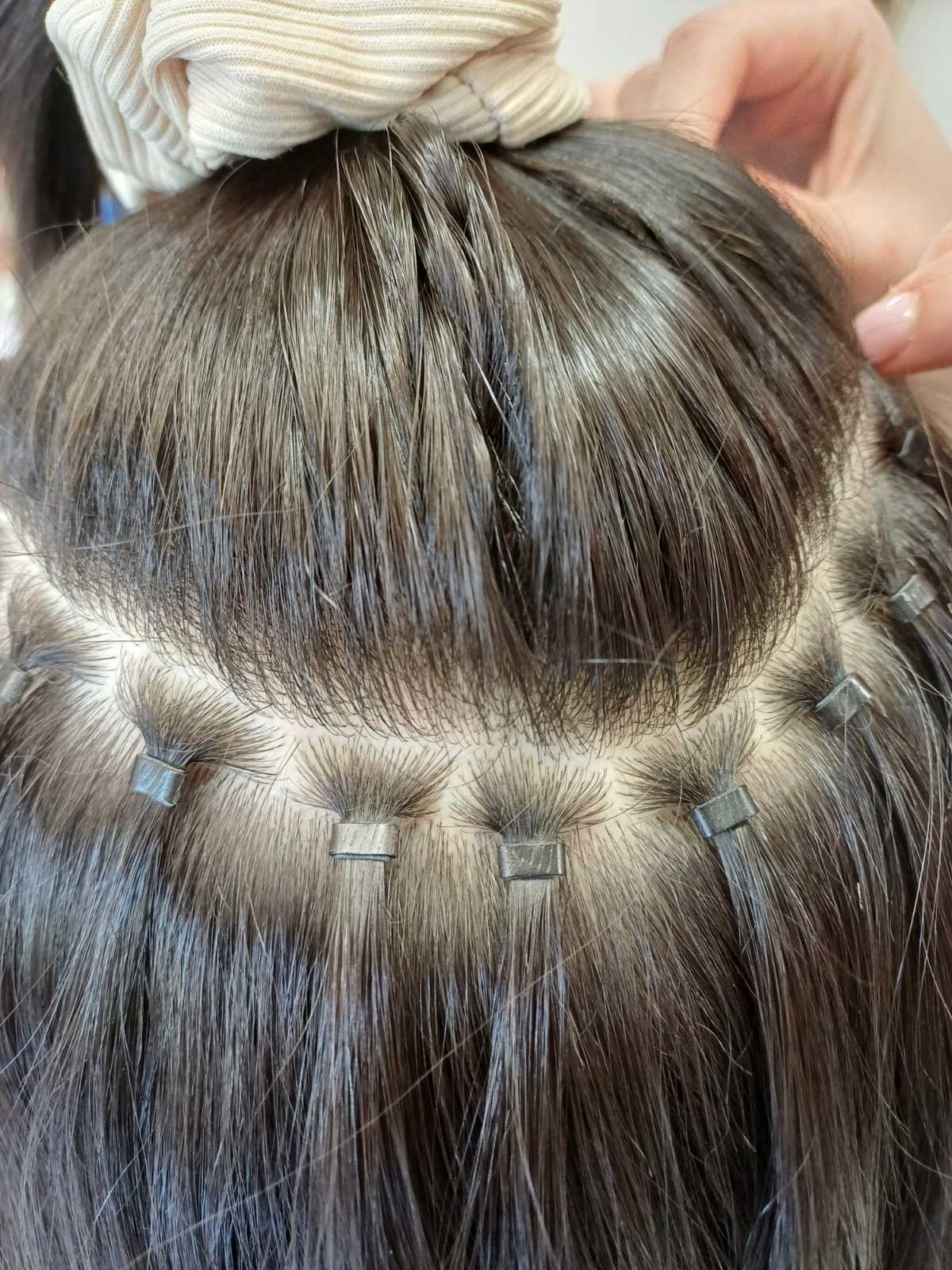 Удължаване с НОВА треса + Зашиване на 3 реда | hairExtensions | Merry's Hair Styling Shop  | Младост 4, ул. Бъднина, бл. 421